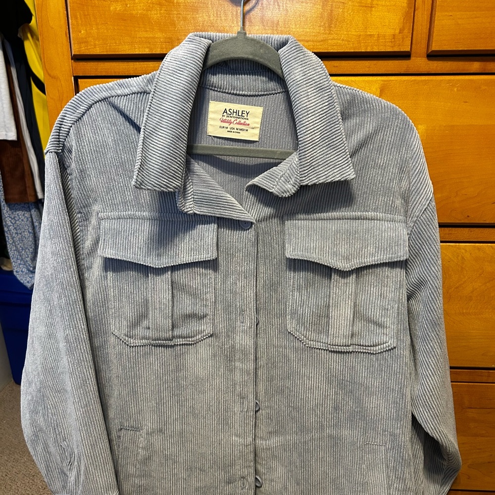 Ashley Blue Corduroy Jacket